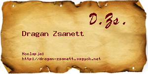 Dragan Zsanett névjegykártya